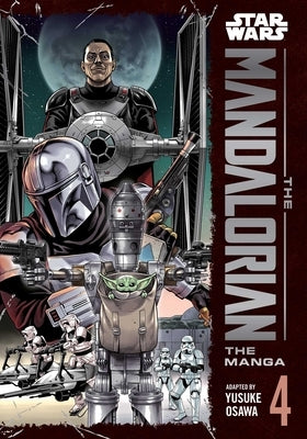 Paperback of Star Wars: The Mandalorian The Manga, Vol. 4 by Viz Media featuring cover art of Mandalorian and characters.