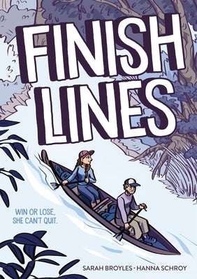 Paperback of "Finish Lines" graphic novel by First Second, featuring colorful cover art with dynamic illustrations.