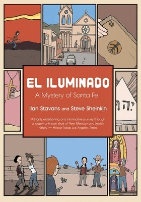 Paperback copy of El Iluminado: A Mystery of Santa Fe by UNM Press, showing the front cover with title and author details.
