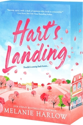 Hart's Landing paperback novel by Entangled: Amara featuring a cozy seaside scene and a paperback book cover.