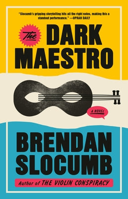 Vintage The Dark Maestro paperback book with dark cover and artistic design, front view showing the full cover art.