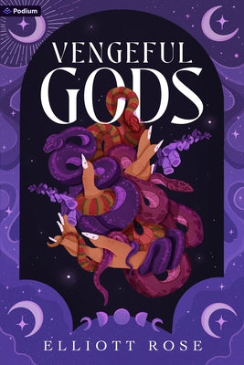 Paperback of Vengeful Gods: A Dark Romance by Podium Publishing, featuring dark, atmospheric cover art.