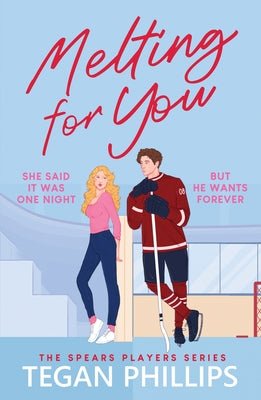 Paperback of Melting for You, a steamy second chance hockey romance novel published by Hera Ediciones, with cover art and title visible.