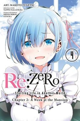 Paperback manga volume 4 of Re:Zero -Starting Life in Another World-, Chapter 2, featuring cover art with characters and title.