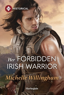 Mass market paperbound of Her Forbidden Irish Warrior by Harlequin Special Releases, featuring a romantic Irish-themed cover design.