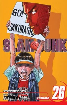 Paperback of Slam Dunk, Vol. 26 manga by Viz Media featuring colorful cover art with basketball players and dynamic illustrations.