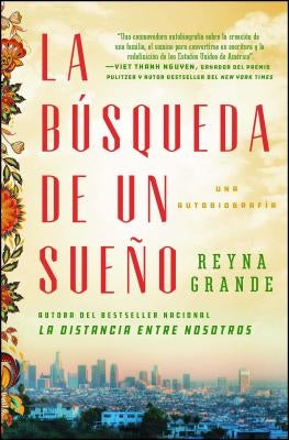 Paperback of "La Búsqueda de Un Sueño," a Spanish autobiography by Atria/Primero Sueno Press, with cover and title visible.