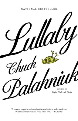 Vintage Lullaby paperback book with soft cover and illustrated front, resting on a plain background.