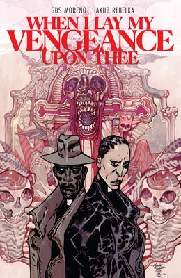 Paperback comic book titled "When I Lay My Vengeance Upon Thee" by Boom! Studios, featuring vibrant cover art.