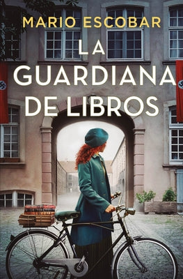 Paperback of "La Guardiana de Libros" by Ediciones B, featuring a book cover with artistic illustrations.