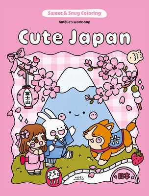 Sweet & Snug Coloring: Cute Japan paperback coloring book by Hardie Grant Books, featuring adorable Japanese-inspired illustrations.