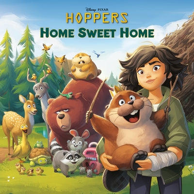 Paperback "Home Sweet Home" Disney/Pixar Hoppers book by Random House Disney, featuring colorful cover art and characters.