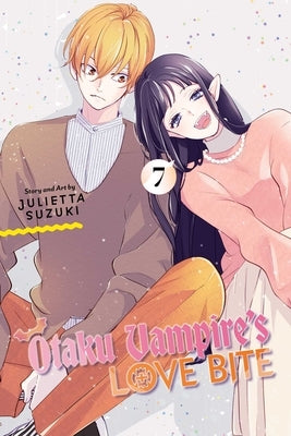 Paperback of Otaku Vampire's Love Bite, Vol. 7 by Viz Media showing the manga cover with anime-style characters.