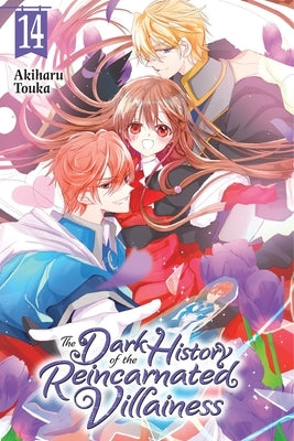 Paperback of The Dark History of the Reincarnated Villainess, Vol. 14 by Yen Press, showing the book cover with title and artwork.