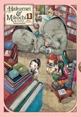 Paperback of Hakumei & Mikochi: Tiny Little Life in the Woods, Vol. 13 manga by Yen Press, showing the cover with characters in a woodland setting.