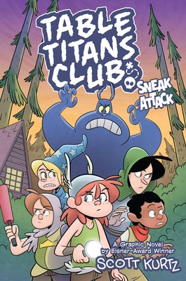 Paperback of Table Titans Club: Sneak Attack by Holiday House featuring colorful comic-style cover art