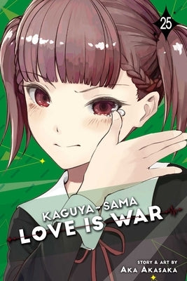 Paperback of Kaguya-Sama: Love Is War, Vol. 25 manga by Viz Media showing the cover with colorful anime-style characters.