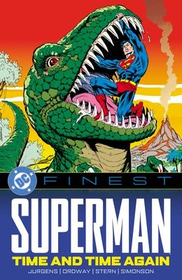 Paperback comic book titled DC Finest: Superman: Time and Time Again by DC Comics, featuring Superman on the cover.