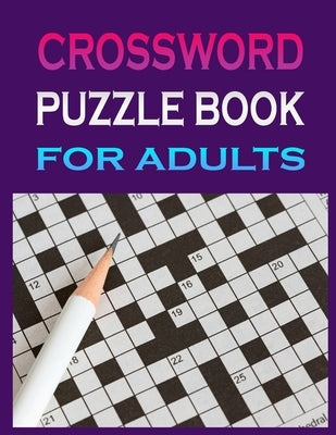 Paperback crossword puzzle book for adults featuring quick daily crosswords by Independently Published, with engaging puzzle pages.