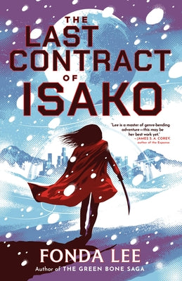 Paperback of The Last Contract of Isako by Orbit showing the front cover with title and author details.