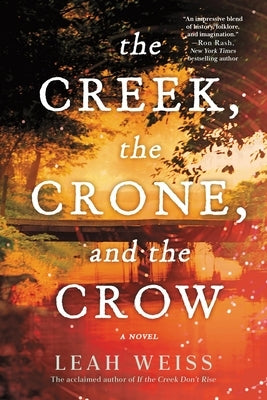 Paperback of The Creek, the Crone, and the Crow by Sourcebooks Landmark featuring a dark, mystical cover with forest and crow imagery.