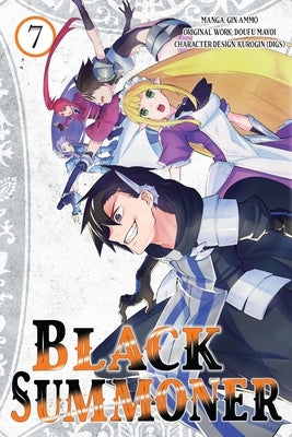 Black Summoner, Vol. 7 manga paperback by Jnc, featuring cover art with characters and dark fantasy illustration.