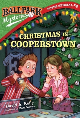Paperback of Ballpark Mysteries Super Special #2: Christmas in Cooperstown by Random House Books for Young Readers featuring colorful book cover art.
