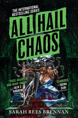 Paperback of All Hail Chaos by Orbit, featuring the book cover with chaotic artwork and bold title text.