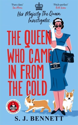 Paperback copy of "The Queen Who Came in from the Cold" by Crooked Lane Books featuring a cover with regal and winter-themed artwork.