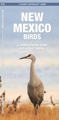 Paperback book titled "New Mexico Birds" by Waterford Press featuring colorful illustrations of local bird species.