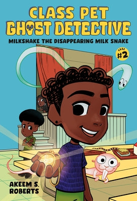 Paperback of Milkshake the Disappearing Milk Snake graphic novel by Kokila showing colorful illustrated cover art.