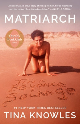 Paperback of Matriarch: Oprah's Book Club memoir by One World, featuring a cover with warm tones and a handwritten title.