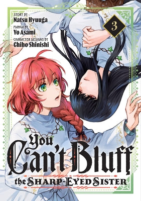 Paperback of "You Can't Bluff the Sharp-Eyed Sister 3" by Kodansha Comics, featuring colorful cover art with characters and title.