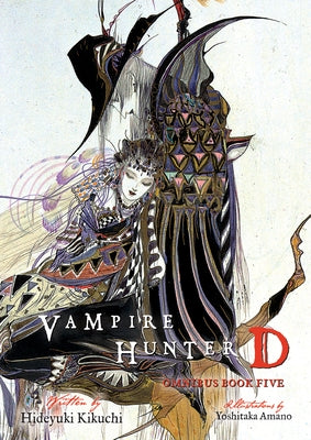 Paperback of Vampire Hunter D Omnibus Book Five by Dark Horse Books, featuring cover art with dark fantasy illustrations.