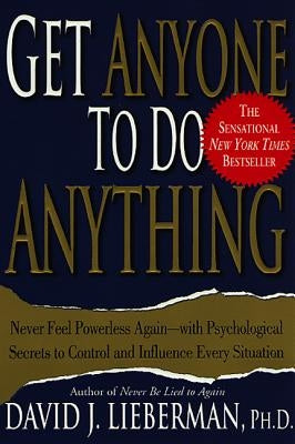 Paperback of "Get Anyone to Do Anything" by St. Martin's Griffin, showing the book cover with title and author details.