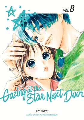 Paperback of Gazing at the Star Next Door 8 by Kodansha Comics, showing the book cover with starry night illustration.