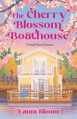 Paperback of The Cherry Blossom Boathouse romance novel by Dell, showing the book cover with cherry blossom and boathouse illustration.