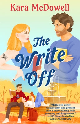 Paperback copy of The Write Off novel by Berkley Books featuring a colorful cover with artistic illustrations.