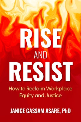 Paperback of "Rise and Resist" by Berrett-Koehler Publishers, showing the book cover with title and author details.