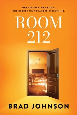 Paperback copy of Room 212 by One Degree Press featuring a cover with abstract artwork and bold typography.