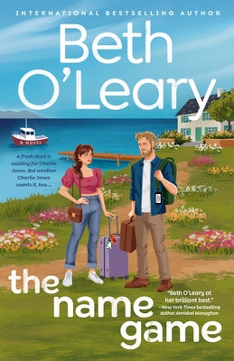 Paperback of The Name Game by Berkley Books, showing the book cover with colorful title and author details visible.
