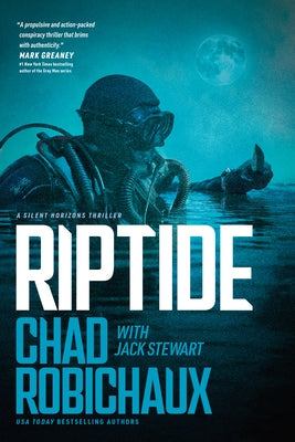 Paperback of Riptide by Tyndale Fiction featuring a colorful ocean scene on the cover.