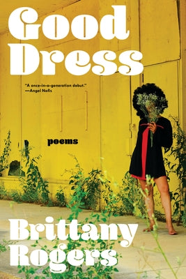 Paperback copy of "Good Dress" novel by Tin House, featuring a cover with abstract artwork and title text.