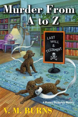Paperback of Murder from A to Z by Kensington Cozies featuring a book cover with dark, mysterious artwork and title text.