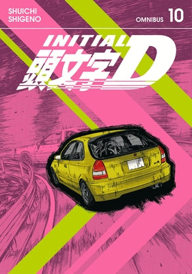 Paperback of Initial D Omnibus 10 by Kodansha Comics featuring cover art from volumes 19 and 20.