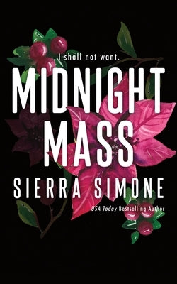 Paperback of Midnight Mass novel by Bloom Books, featuring dark, atmospheric cover art with spooky imagery.