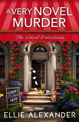 Cover of A Very Novel Murder paperback by Storm Publishing, featuring a dark, mysterious book design with bold title text.