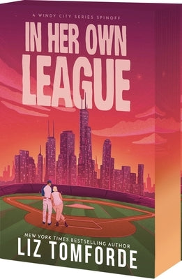 Paperback of "In Her Own League" by Entangled: Amara, showing the book cover with vibrant colors and title text.