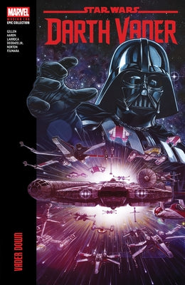 Paperback of Marvel Universe's Star Wars Darth Vader Modern Era Epic Collection: Vader Down comic book featuring Darth Vader in action.