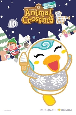 Paperback of Animal Crossing: New Horizons Vol. 10 Deserted Island Diary by Viz Media, featuring colorful cover art with characters.